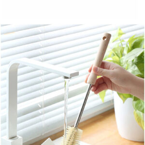 multi purpose bottle cleaner with hanging hook, ideal for baby bottles, water bottles, vases & kettles ,brush