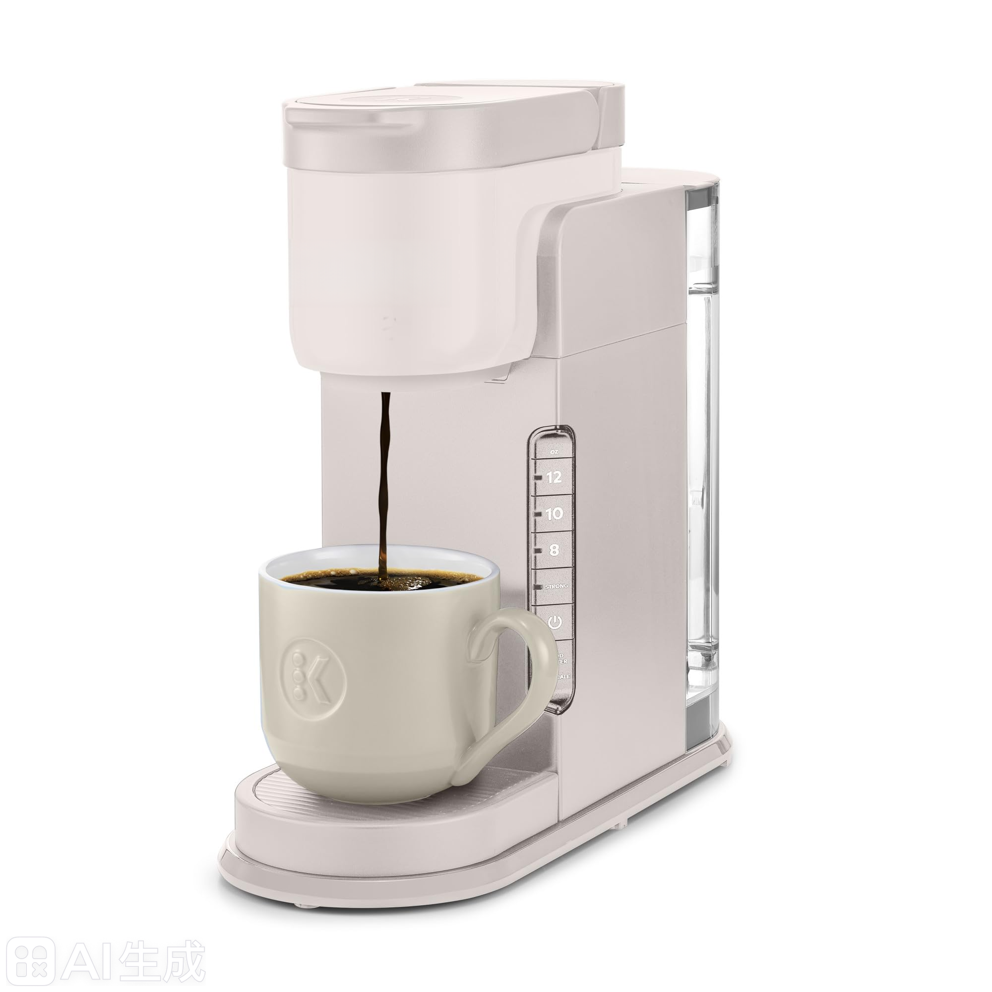 single serve coffee brewer for cup pods, fast brewing in rose gold, 5 cup sizes single serve coffee brewer for cup pods, fast brewing in rose gold, 5 cup sizes