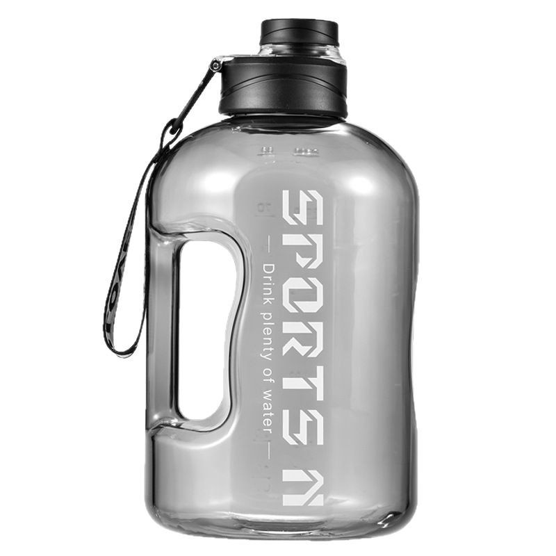 large water bottle with time marker & handle, bpa free leakproof big sports water jug with straw, reusable half gallon water bottle for gym, fitness, outdoor, hiking large water bottle with time marker & handle, bpa free leakproof big sports water jug with straw, reusable half gallon water bottle for gym, fitness, outdoor, hiking